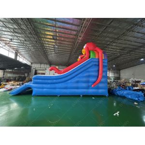 Sea World Theme Octopus Inflatable Pool Slide，Inflatable Slide For Pool Backyard