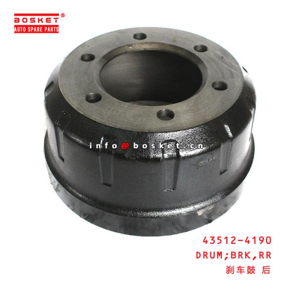 Quality 43512-4190 Rear Brake Drum suitable for ISUZU HINO 500 for sale