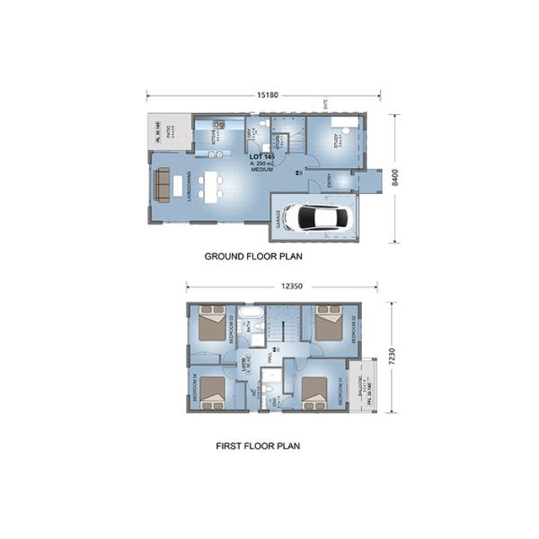 Energy Saving Affordable Prefab House Steel Structure Villa Easy Construction Prefabricated Villas