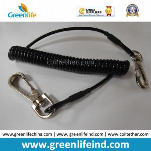Buy cheap Plastic Elastic Retention Belt Chain Carabiner Hook Security Clip from wholesalers