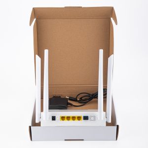 HiOSO Dual Band ONU 4GE WIFI Plastic Casing XPON ONU For FTTH FTTO Solution