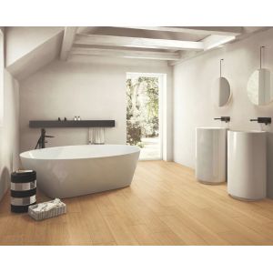 Buy cheap AAA Grade 150x900mm Brown Yellow Wooden Porcelain Tile Strips from wholesalers