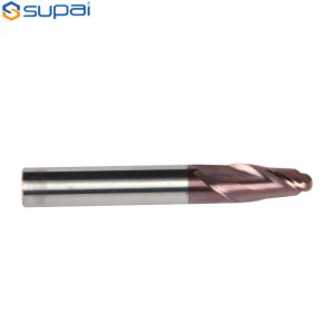 Buy cheap Solid Carbide Cutting Tool HRC45 Ball Nose End Mill from wholesalers