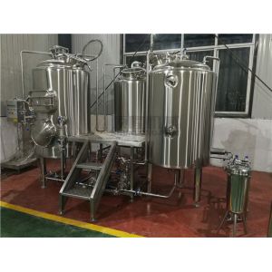 Buy cheap Customized 500 Litre Beer Brewing Equipment With Three Vessles Brewhouse from wholesalers