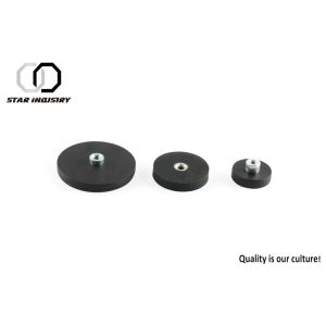 Buy cheap Black Rubber Coated Neodymium Magnets For Flexible Magnetic Flashlight from wholesalers