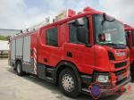 Buy cheap 25 Meter Working Height Aerial Work Platform Fire Truck Spray Range Over 60m from wholesalers