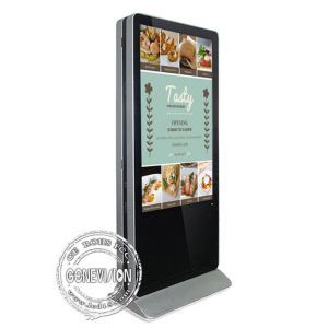 Buy cheap Hd Screen Wireless Digital Signage 65 Inch 4g Double Sided Pcap Foil Touch Screen Kiosk from wholesalers