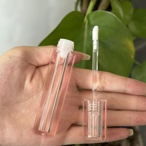 Square Transparent Plastic Lip Gloss Tubes All Clear Empty Container