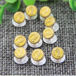 2018 Spring new pink color zinc alloy hardware 7 mm ear pattern bang nail rivets