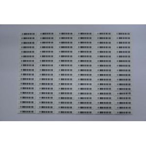 EAS 58kHz Double-sided Adhesive Anti Shoplifting Label AM Labels Checkpoint Soft