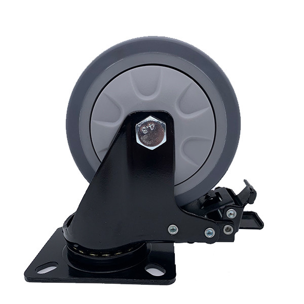 Buy cheap 3 Inch TPR Wheels Plate Caster with Safety Dual Locks from wholesalers