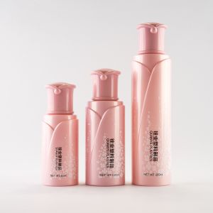 120ml Plastic Pump Bottles Emollient Water With Gold Lid