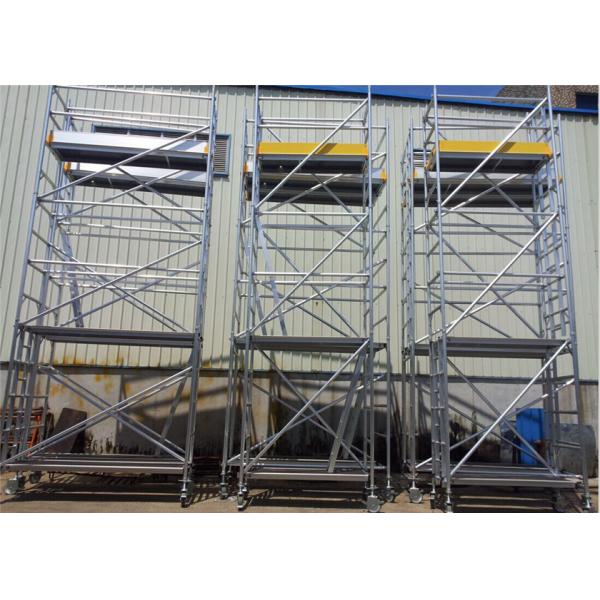 Quality Construction 6m Scaffold Tower Aluminum 6061-T6 Lightweight Scaffold Tower for sale