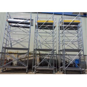 Buy cheap Construction 6m Scaffold Tower Aluminum 6061-T6 Lightweight Scaffold Tower from wholesalers