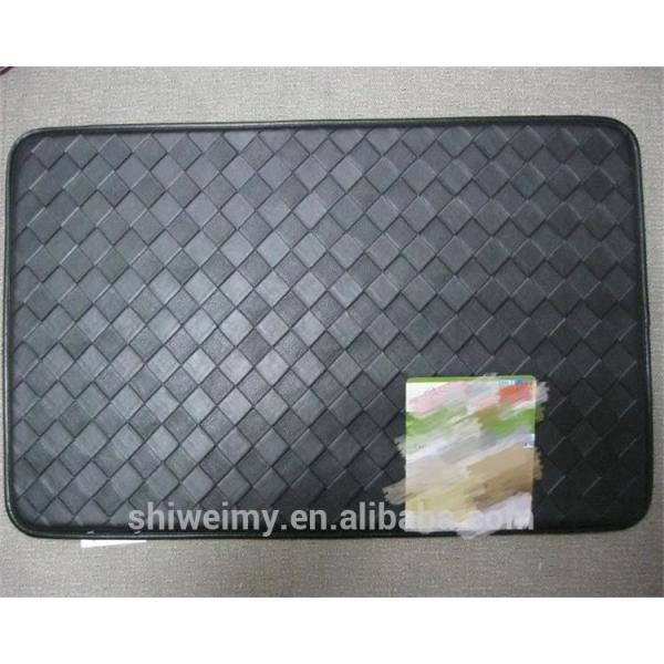 Buy cheap Plaid surface PU with NBR anti-fatigue kitchen feet mat from wholesalers