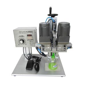 Buy cheap Spray Caps Capping Machine, Semi-automatic Bottle Capping Machine for Shampoo, Shower Gels from wholesalers
