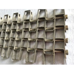 Buy cheap Ss201 Packaging Machine 1m Width Flat Wire Conveyor Belt from wholesalers