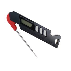 China Foldable Instant Read Meat Thermometer Ultra Fast With Backlight / Calibration on sale