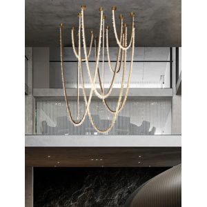 Buy cheap Luxury Lighting High-End Lobby Crystal Chandelier Pscale Commercial Spaces from wholesalers