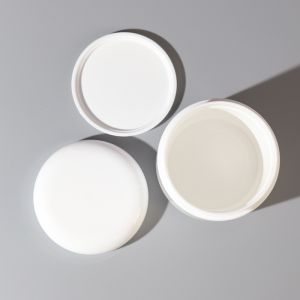 Buy cheap White Matte Butter Face Sample Cream Packaging with Customized Colors and Matching Heat Induction Liner from wholesalers