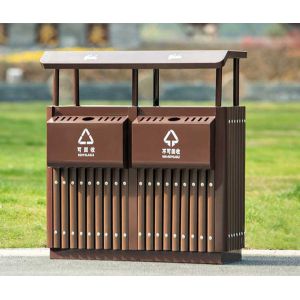 Buy cheap Community Classification Dual Compartment Trash Can Dual Trash And Recycling Bin from wholesalers