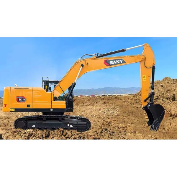 14.1 Tons Second Hand Sany Excavator Walking Speed 4.4-2.4km/h