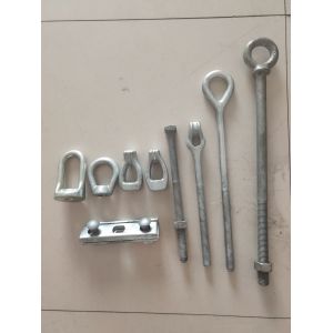 Buy cheap 6 Thread Dead Ending C1045 ASTM F2329 Oval Eye Bolt from wholesalers