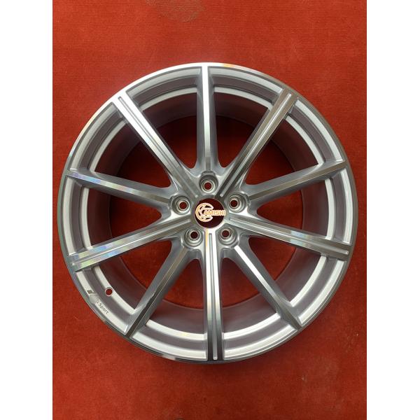 Buy cheap 66.5 Hole ET24 Forged Alloy 19 Inch Multi Spoke Wheels Grey from wholesalers