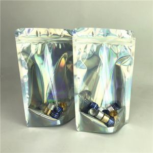 Buy cheap Earring Gravure Printing Holographic Cosmetic Packaging Bag from wholesalers