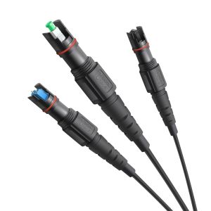 Buy cheap 1 Core Outdoor FTTH Solution Drop Cable MINI IP SC APC Connector Type from wholesalers