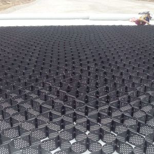Buy cheap Black Green HDPE Geocell Gravel Stabilization Perforated from wholesalers