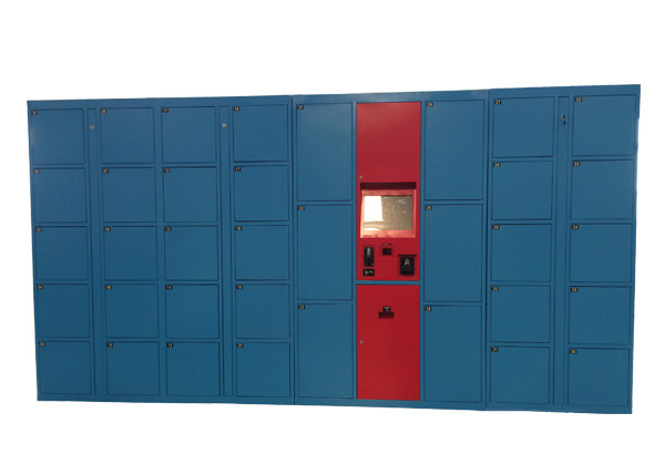 Quality Network Remote Control Management Luggage Lockers , Pincode Overnight Steel Storage Locker for sale