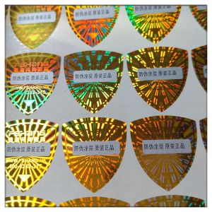 Buy cheap make holographic foil stickers with silver coating, custom high quality product