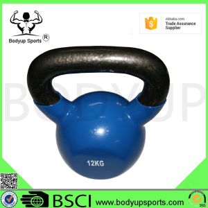 Buy cheap Durable Vinyl Covered Kettlebells With Ergonomic Baked Acrylic Handle from wholesalers