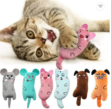 Buy cheap Cat Toys Cute Funny Soft Plush Doll Chewing With Catnip from wholesalers