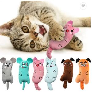 Buy cheap Cat Toys Cute Funny Soft Plush Doll Chewing With Catnip from wholesalers
