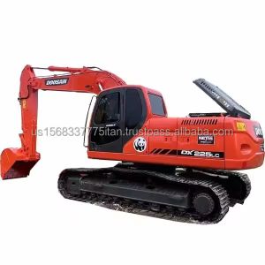 Original Paint Doosan DX225 Excavator 22.5ton Used for Construction Work in 2016
