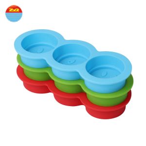 Buy cheap Easy release smiley face shaped non plastic large wholesale make your own custom personalized silicone ice cube tray mol from wholesalers