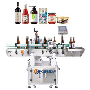 FK805 Automatic Labelling Machine for Round Bottle and Cans Self Adhesive