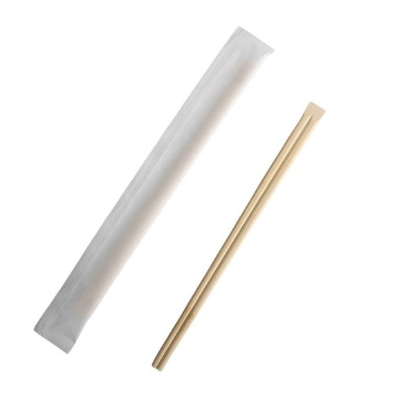 Quality Eco-Friendly Biodegradable Disposable Bamboo Chopsticks With Customized Full Paper Sleeve Modern Design Style for Catering for sale