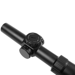 1-6x24 Tactical Hunting Rifle Scope With 0.5 MOA MILDot Illuminated Reticle