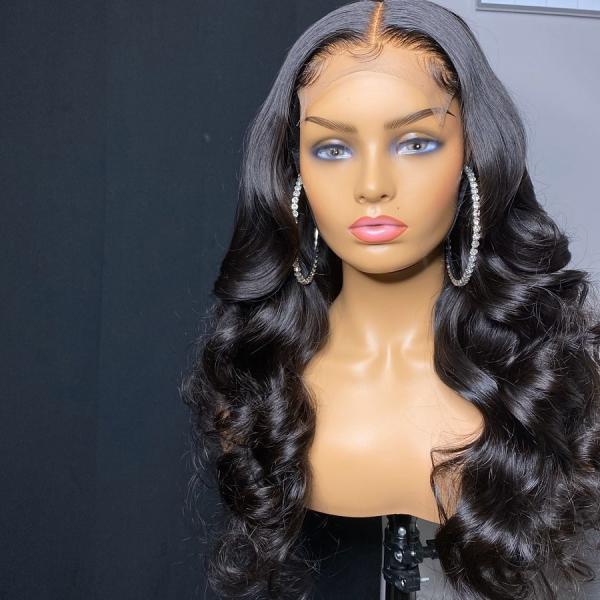 Quality 13*4 Lace Front Human Hair Wigs Pre Plucked for sale