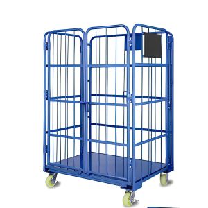 200KG Galvanized Welded Steel Nesting Foldable Storage Warehouse Logistic