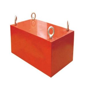 Manual Cleaning Cross Belt Permanent Iron Separator with Electric Motorized