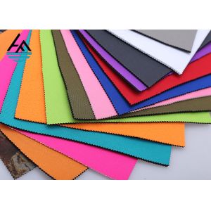 Waterproof 2mm Neoprene Fabric Sheets , Embossed Neoprene Rubber Sheet Fabric