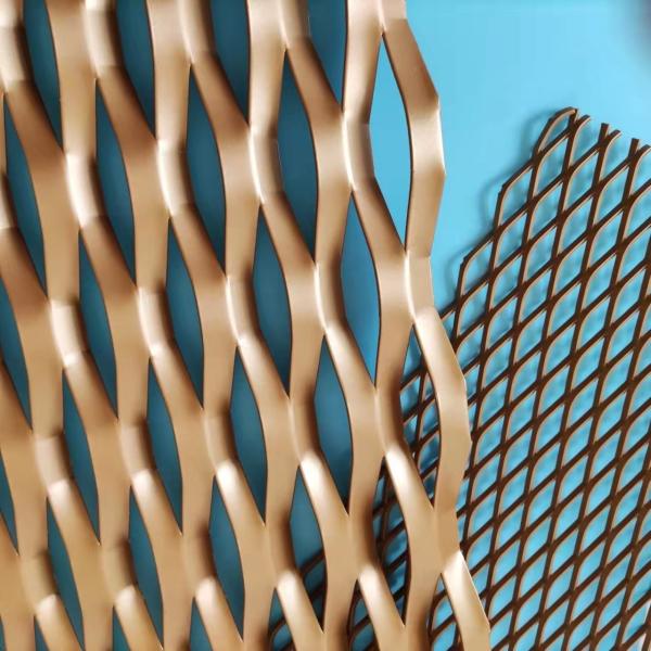 Quality Anodized Aluminum Expanded Metal Mesh for Suspended Ceiling for sale