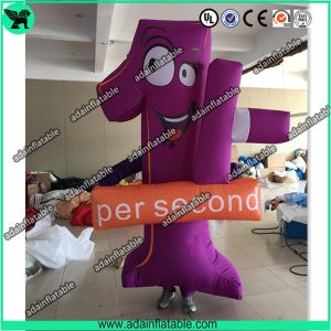 Buy cheap Promotional Walking Inflatable Number Costume Advertising Moving Mascot Inflatable from wholesalers