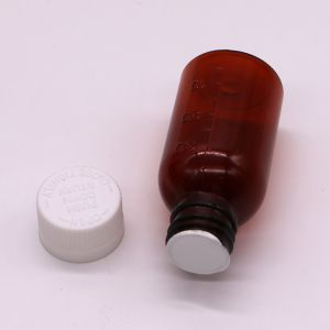 Buy cheap 30ml PET Amber Plastic Syrup Liquid Bottle with Tamper Proof Screw Cap Body Material PET from wholesalers