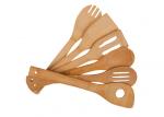 Buy cheap Organic Bamboo Utensil Set Wooden Cooking Spoons and Spatulas Antimicrobial Kitchen Tools Bamboo Kitchen Supplies from wholesalers