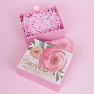 Buy cheap Logo Printed Pink Custom Cardboard Jewelry Boxes Drawer Storage Design from wholesalers